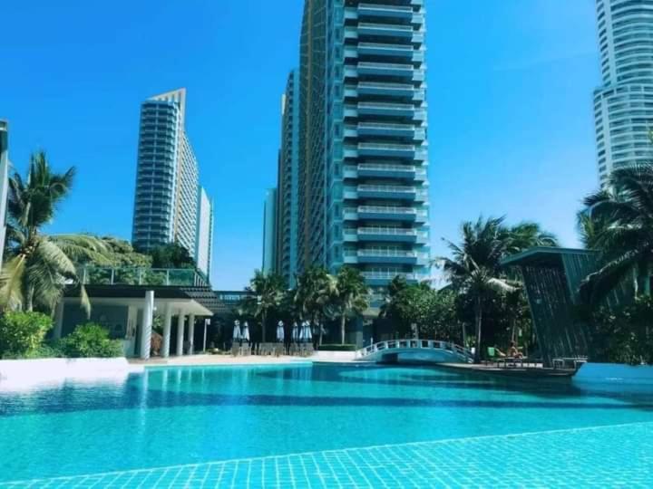 2 ห้องนอน 2 ห้องน้ำ Seaview Jomtien ชั้น18 Leilighet Eksteriør bilde