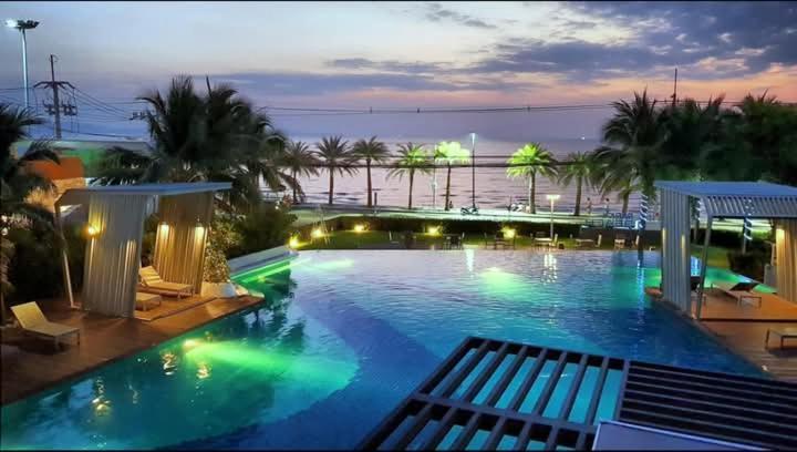 2 ห้องนอน 2 ห้องน้ำ Seaview Jomtien ชั้น18 Leilighet Eksteriør bilde