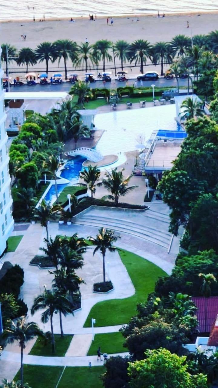 2 ห้องนอน 2 ห้องน้ำ Seaview Jomtien ชั้น18 Leilighet Eksteriør bilde